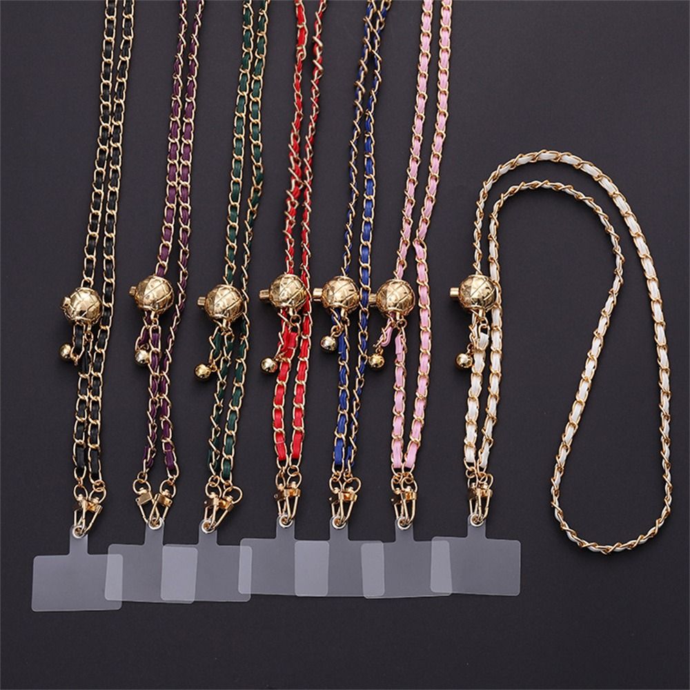 Neck Hanging Phone Holder - Anti-lost Crossbody Phone Chain PU Leather