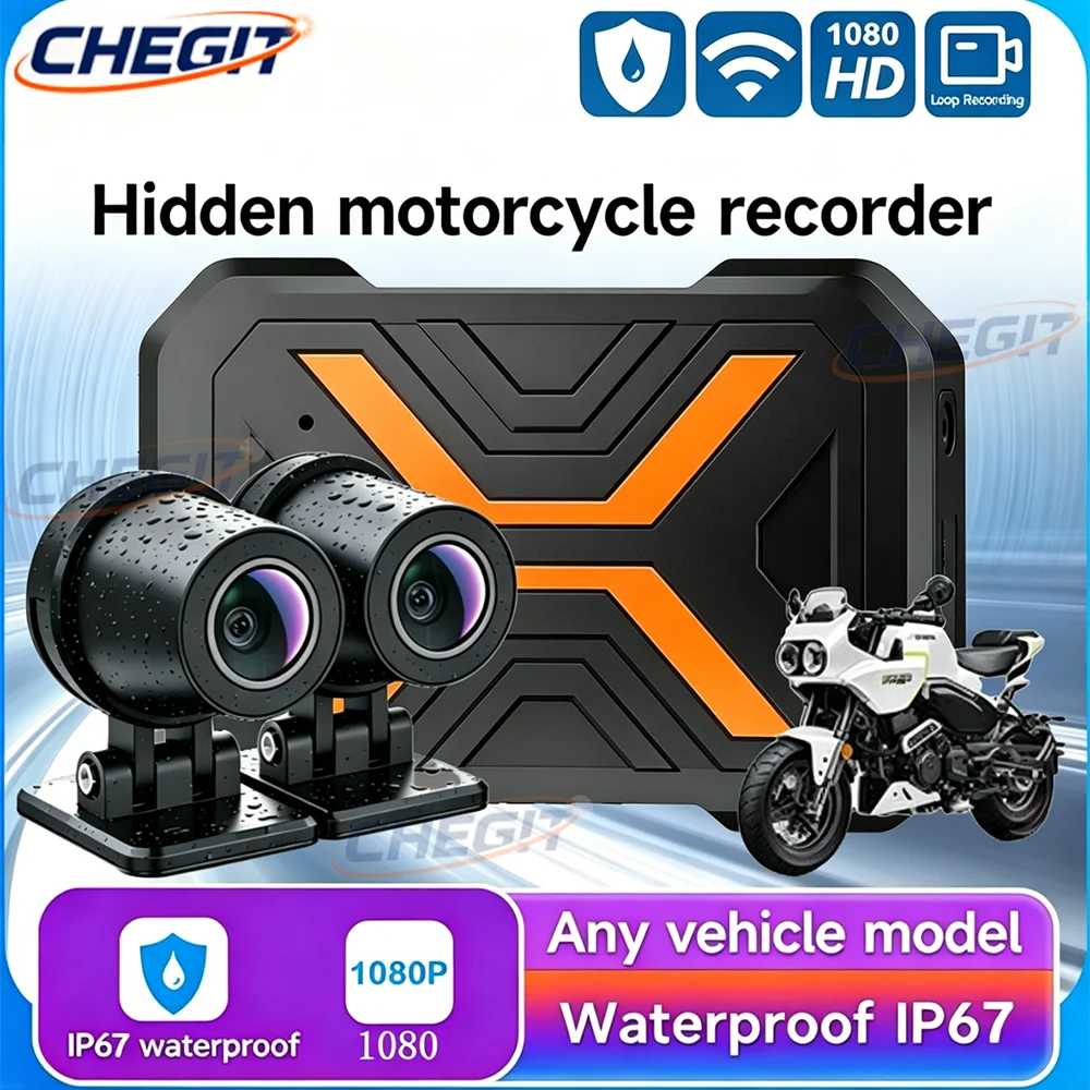 Micro Sd Card - 1080P Motorbike Dual Lens Dashcam IP67