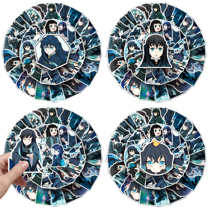 Phone Accessories Demon Slayer - Demon Slayer Tokitou Muichirou Sticker Creative