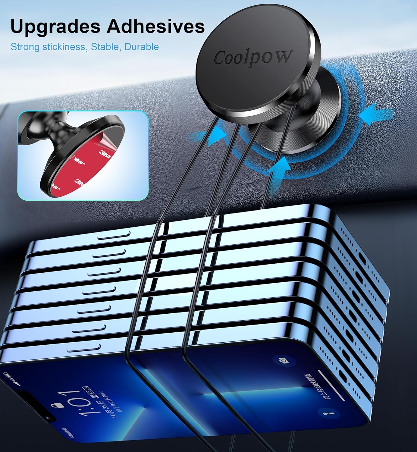 2-Pack Magnetic Phone Holder f - Phone Accessories Images 리뷰 및 가격