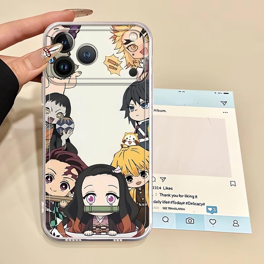 Soft Phone Cover Case for iPho - Phone Accessories Demon Slayer 리뷰 및 가격