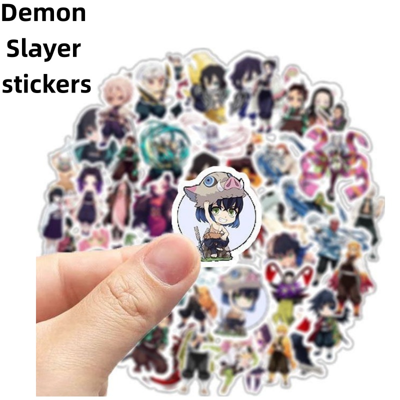 Demon Slayer stickers, cartoon - Phone Accessories Demon Slayer 리뷰 및 가격