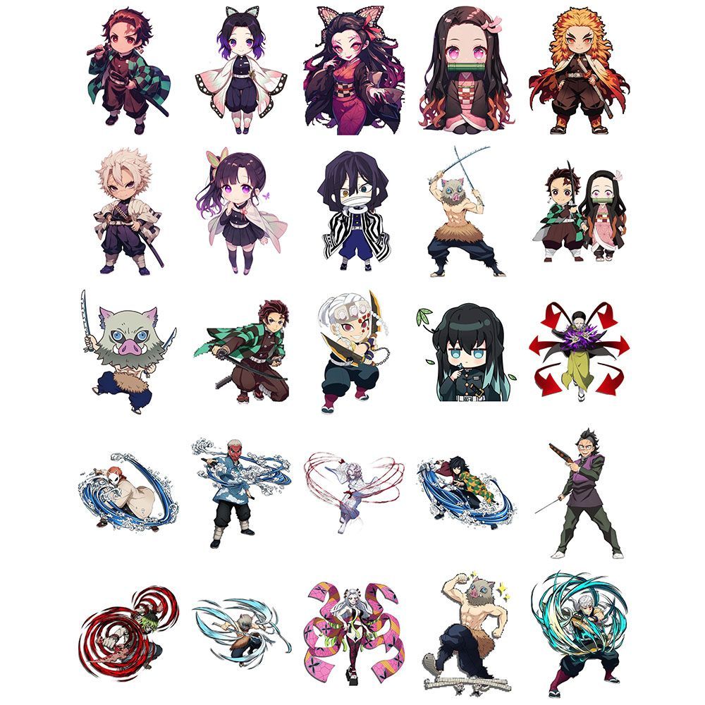 Demon Slayer stickers, cartoon - Phone Accessories Demon Slayer 리뷰 및 가격
