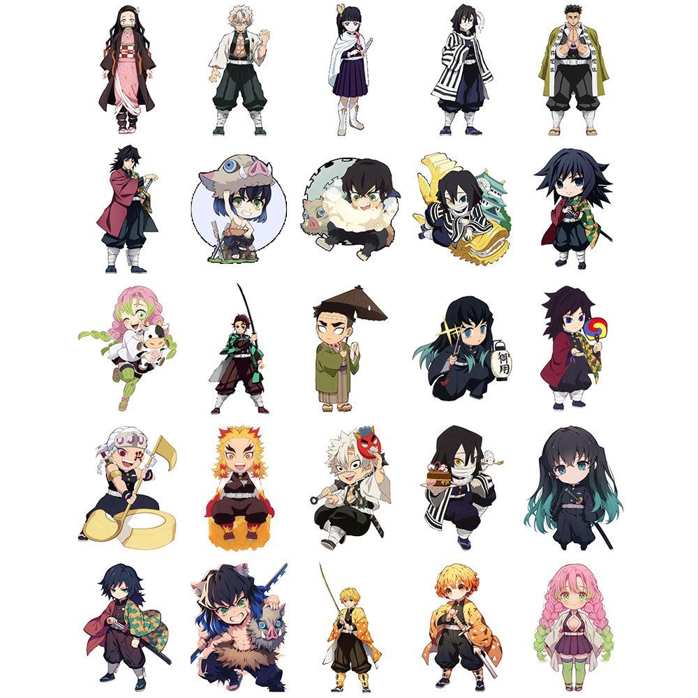 Demon Slayer stickers, cartoon - Phone Accessories Demon Slayer 리뷰 및 가격