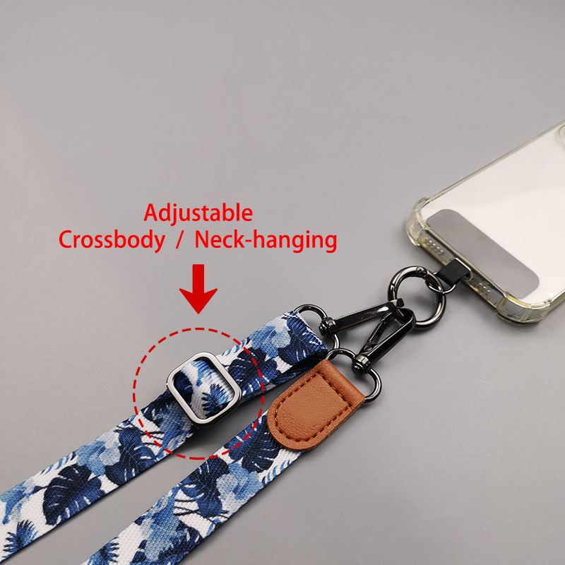 Tropical Pattern Crossbody Cel - Neck Hanging Phone Holder 리뷰 및 가격