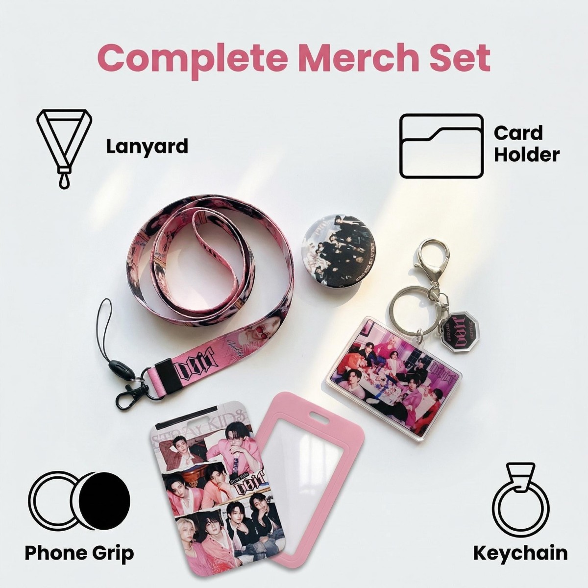STRAY KIDS Merch Kpop skzoo Fa - Phone Accessories For Boys 리뷰 및 가격