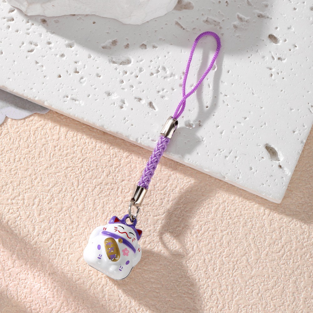 Cartoon Lucky Cat Bell Pendant - Phone Accessories Meaning 리뷰 및 가격