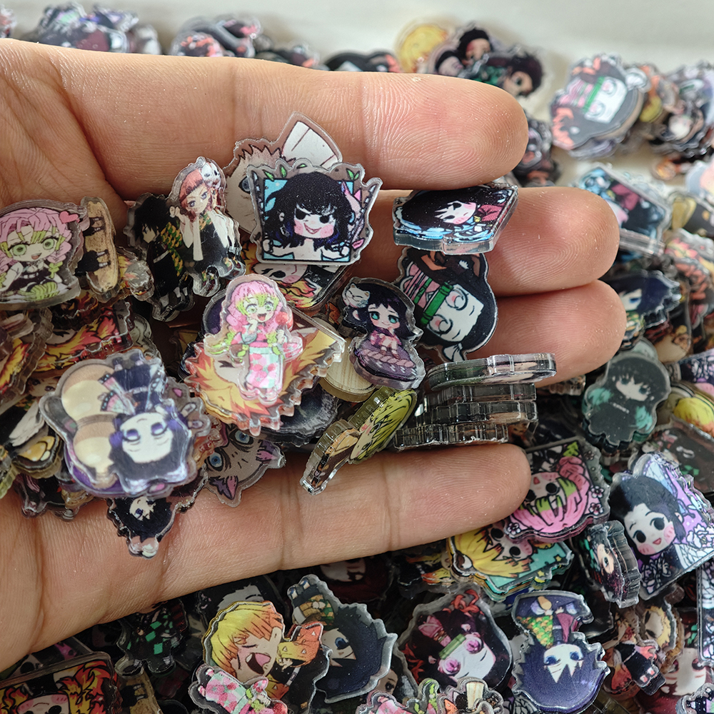 50pcs/set Demon Slayer Anime R - Phone Accessories Images 리뷰 및 가격