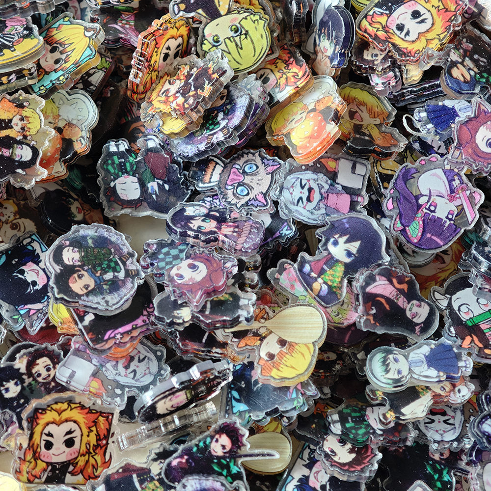 50pcs/set Demon Slayer Anime R - Phone Accessories Images 리뷰 및 가격