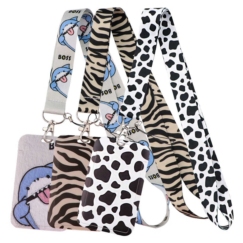 Cute Cow Credential Holder Zeb - Neck Hanging Phone Holder 리뷰 및 가격