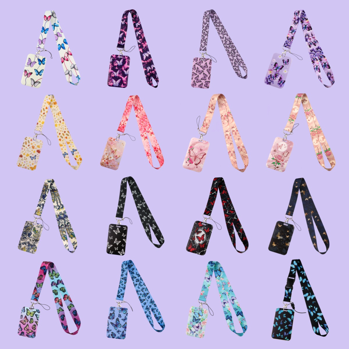 Colorful Butterfly Lanyards Fo - Neck Hanging Phone Holder 리뷰 및 가격