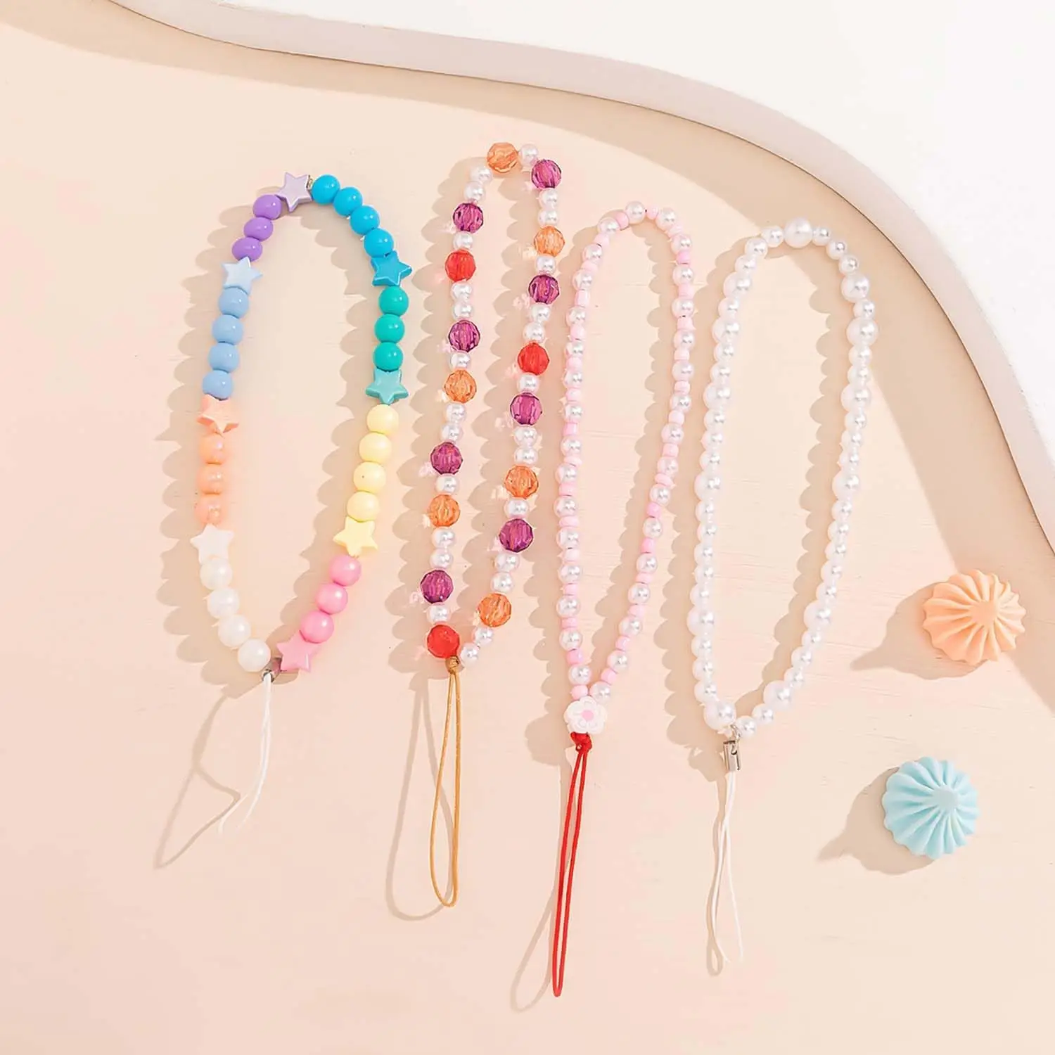 Elegant Beaded Phone Charm Lan - Phone Accessories Images 리뷰 및 가격