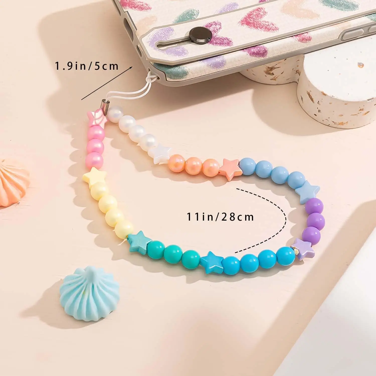 Elegant Beaded Phone Charm Lan - Phone Accessories Images 리뷰 및 가격