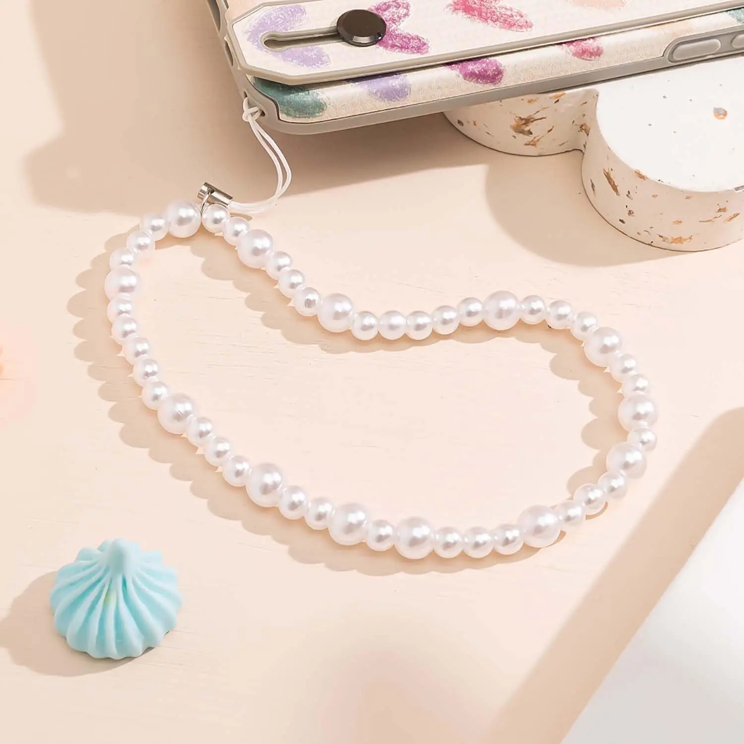 Elegant Beaded Phone Charm Lan - Phone Accessories Images 리뷰 및 가격