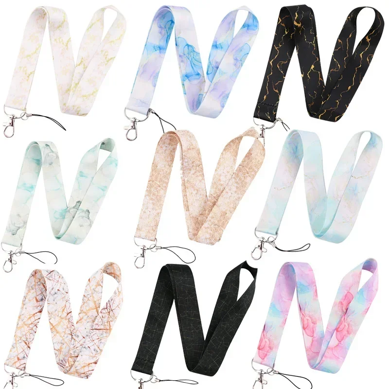 Marble Printing Neck Strap Key - Neck Hanging Phone Holder 리뷰 및 가격