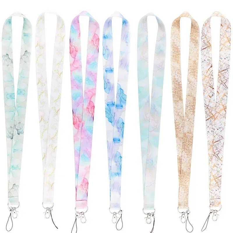 Marble Printing Neck Strap Key - Neck Hanging Phone Holder 리뷰 및 가격