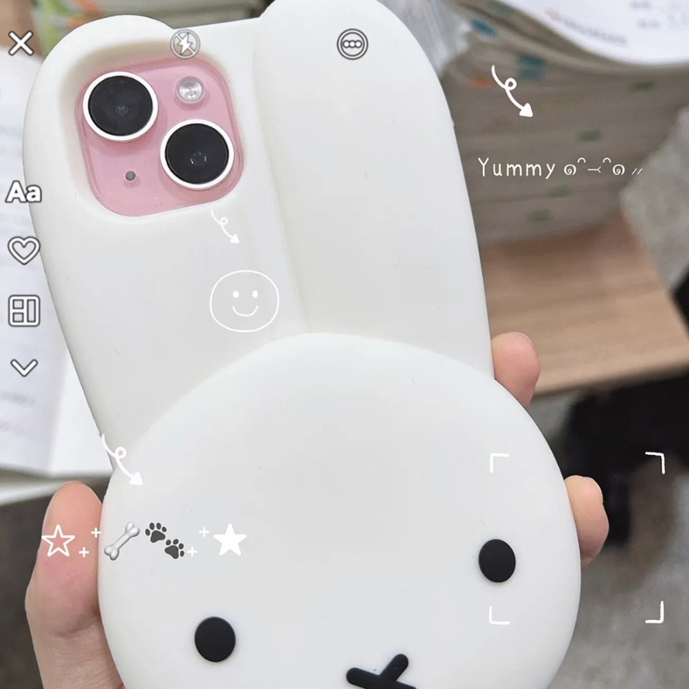 Miffy Rabbit White Silicone Ph - Phone Accessories Images 리뷰 및 가격